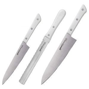 Набор кухонных ножей Samura HARAKIRI SHR-0230W/K
